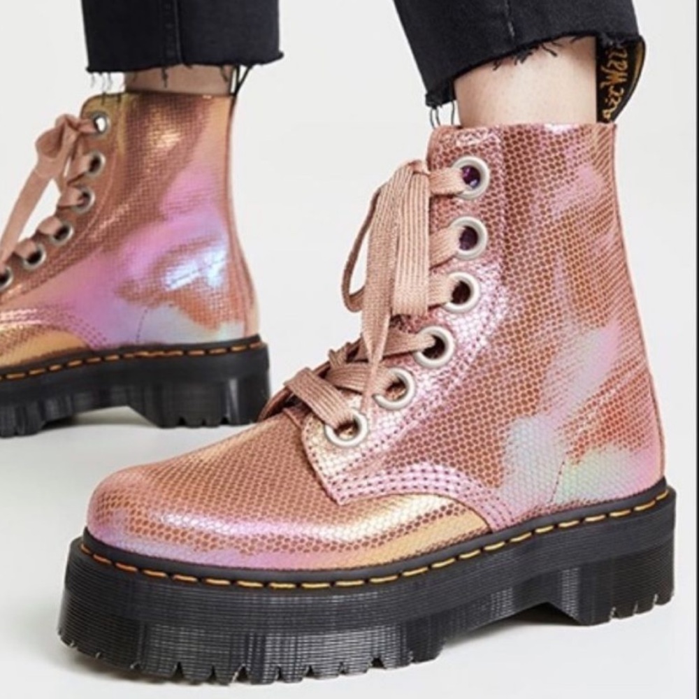Dr marten Molly iridescent quad limited edition